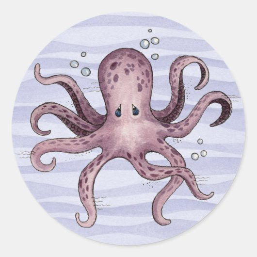 Octopus - Sticker (Voorkant)
