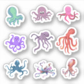 Octopus Stickers (Voorkant)
