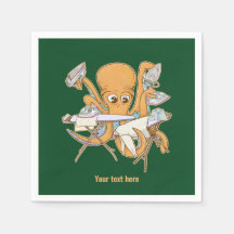 Octopus strijken, overweldigd door klusjes.