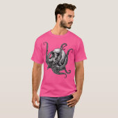 Octopus Sugar Skull Graphic T-shirt (Voorkant volledig)