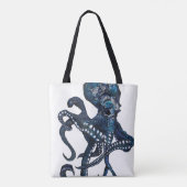 Octopus T-ote Bag Draagtas (Achterkant)