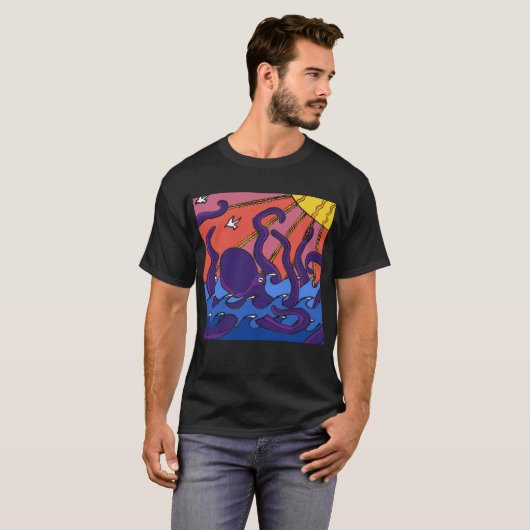 Octopus T-shirt (Voorkant volledig)