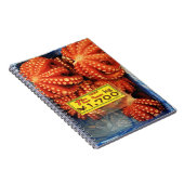 Octopus Tako たこ Tsukiji-vismarkt, Tokio, Japan Notitieboek (Rechterzijde)