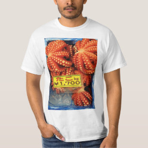 Octopus Tako たこ Tsukiji vismarkt, Tokio, Japan T-shirt