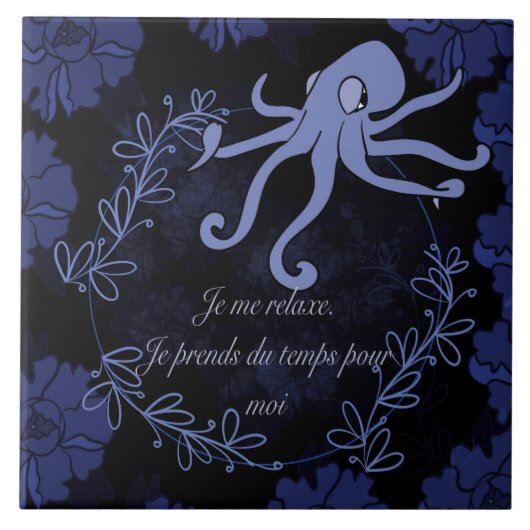 octopus tegeltje (Voorkant)