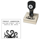 Octopus Tentacles Address   Rubberstempel (Gestempeld)