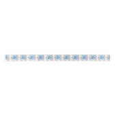 Octopus Tentacles Blue Waterverf Art Lint (Voorkant)