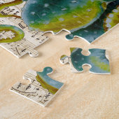 Octopus Tentacles compass Music Legpuzzel (Zijkant)