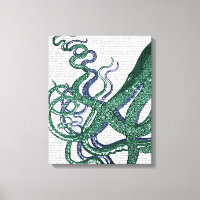 Octopus Tentacles Green en Blue