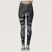 Octopus Tentacles op grijs - Leggings (Voorkant)