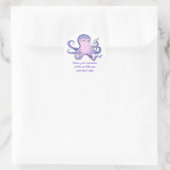 Octopus Tentacles Ronde Sticker (Tas)