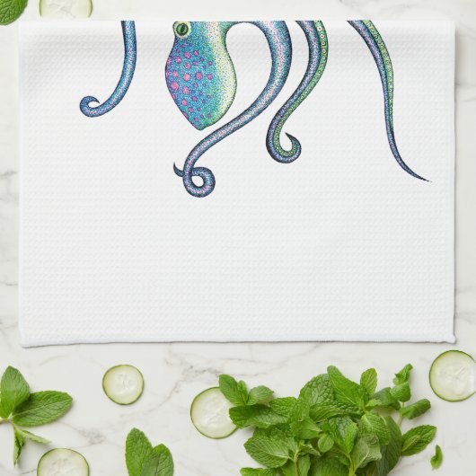 Octopus Theedoek (Gevouwen)