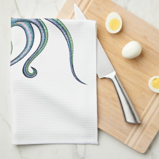 Octopus Theedoek (Quarter Fold)