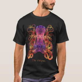 Octopus Tie Dye - kleurrijk  Paars Sinaasappel T-shirt