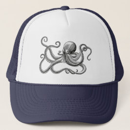 Octopus Trucker Hat Pet