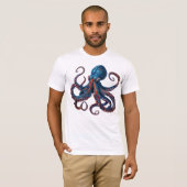 Octopus Tshirt - Custom Graphic Tee Mens Womens (Devant entier)