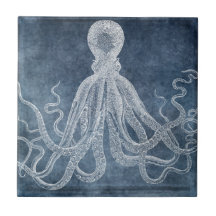 Octopus - Twilight Blue Faded Denim-Waterverf