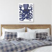Octopus Up-Close Canvas Afdruk (Insitu (Slaapkamer))
