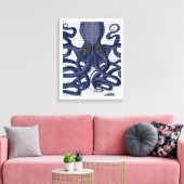 Octopus Up-Close Canvas Afdruk (Insitu (Woonkamer))