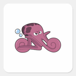 Octopus Vierkante Sticker