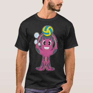 Octopus Volleybalspeler Volleybal Sport T-shirt
