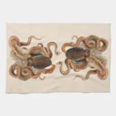 octopus Vulgaris, zeedieren Theedoek (Horizontaal)