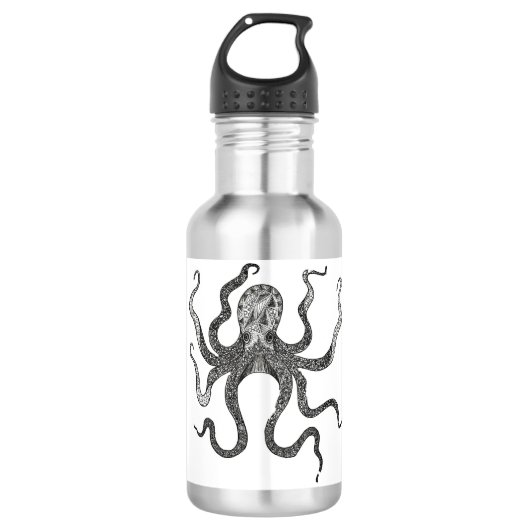 Octopus Waterfles (Voorkant)