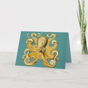 octopus wenskaart kaart
