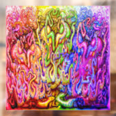 Octopus Window Cling Raamsticker (Vel 2)