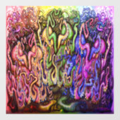 Octopus Window Cling Raamsticker (Vel)