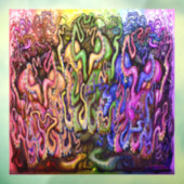 Octopus Window Cling Raamsticker (Vel 3)