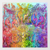 Octopus Window Cling Raamsticker (Vel)