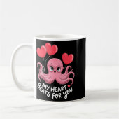 Octopus With Heart Lloons My Heart Beats For You V Koffiemok (Links)