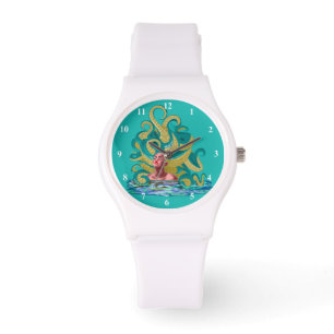 Octopus Woman Watch Horloge
