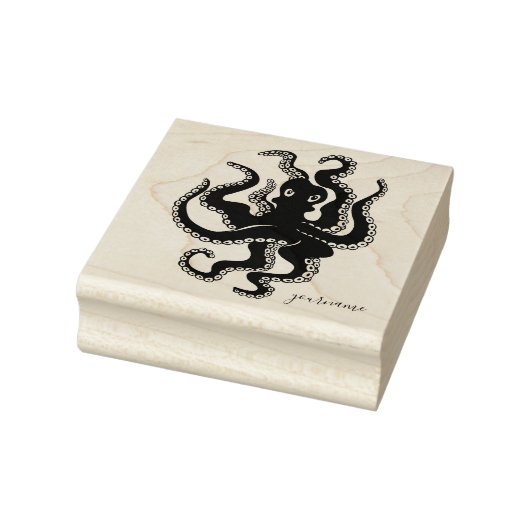Octopus Zee Dier Vis Rubberstempel (Stempel)