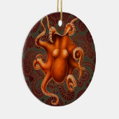 Octopus Zee Monster Creature Cephalapod  Keramisch Ornament (Rechts)