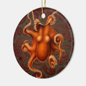 Octopus Zee Monster Creature Cephalapod  Keramisch Ornament (Links)