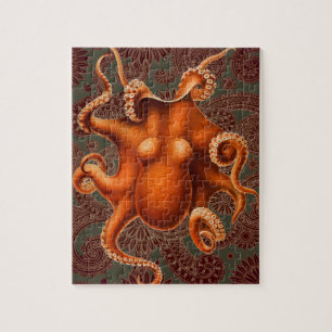 Octopus Zee Monster Creature Cephalapod Legpuzzel