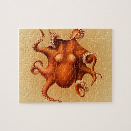 Octopus Zee Monster Creature Cephalapod Legpuzzel (Horizontaal)