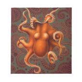 Octopus Zee Monster Creature Cephalapod  Notitieblok (Voorkant)