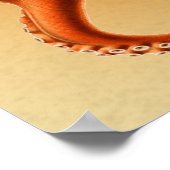 Octopus Zee Monster Creature Cephalapod  Poster (Hoek)