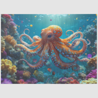 Octopus Zee tissuepapier