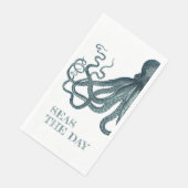  Octopus Zeeen de dag Servet (Hoek)