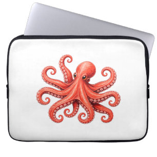 Octopus Zeeleven Oceandier Ontwerp Laptop Sleeve