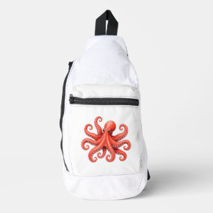 Octopus Zeeleven Oceandier Ontwerp Sling Bag
