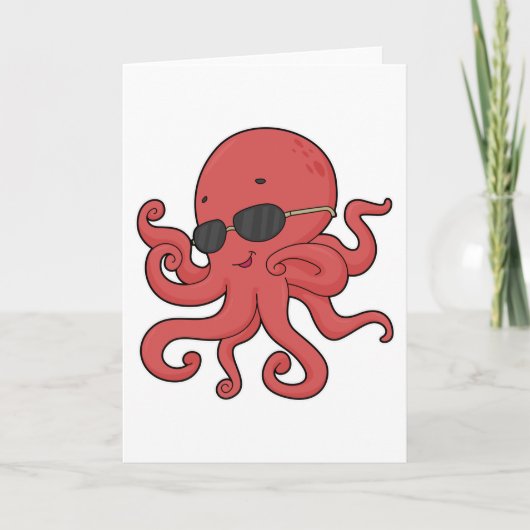 Octopus Zonnebril Kaart (Voorkant)