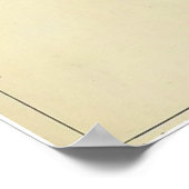 Octopus Zoologische Schets Poster (Hoek)