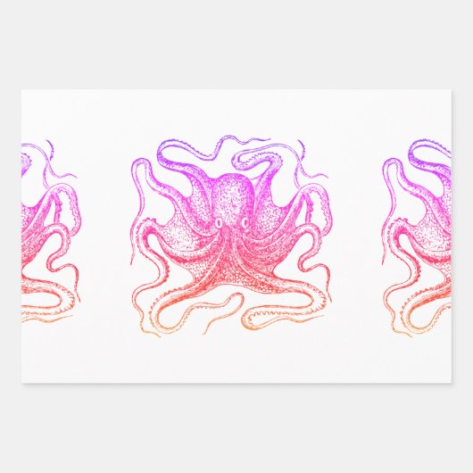 octopusbenen inpakpapier vel (Voorkant)