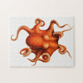  octopusillustratie legpuzzel (Horizontaal)