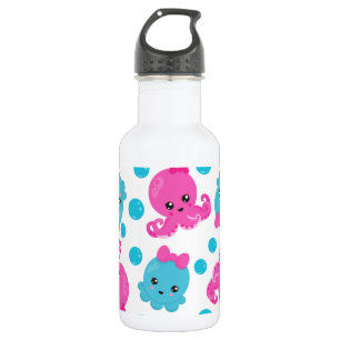 Octopuspatroon, Mooie Octopus, Zee Dieren Waterfles